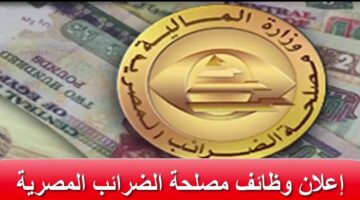 اعلان وظائف مصلحة الضرائب المصرية 2022