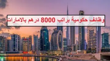 جهة حكومية توفر وظائف براتب 8000 درهم في الامارات 1