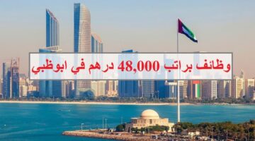 وظائف في ابوظبي براتب 48,000 درهم للرجال والنساء