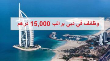 وظائف في دبي براتب 15,000 درهم + عمولة على كل معاملة