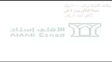رواتب شركة الأهلي إسناد
