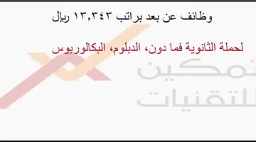 وظائف شركة تمكين للتقنيات Tamkeenبالسعودية