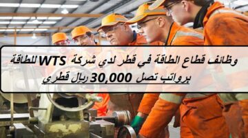 وظائف قطاع الطاقة في قطر لدي شركة WTS للطاقة برواتب تصل 30,000 ريال قطري