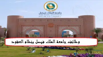 جامعة الملك فيصل وظائف عقود