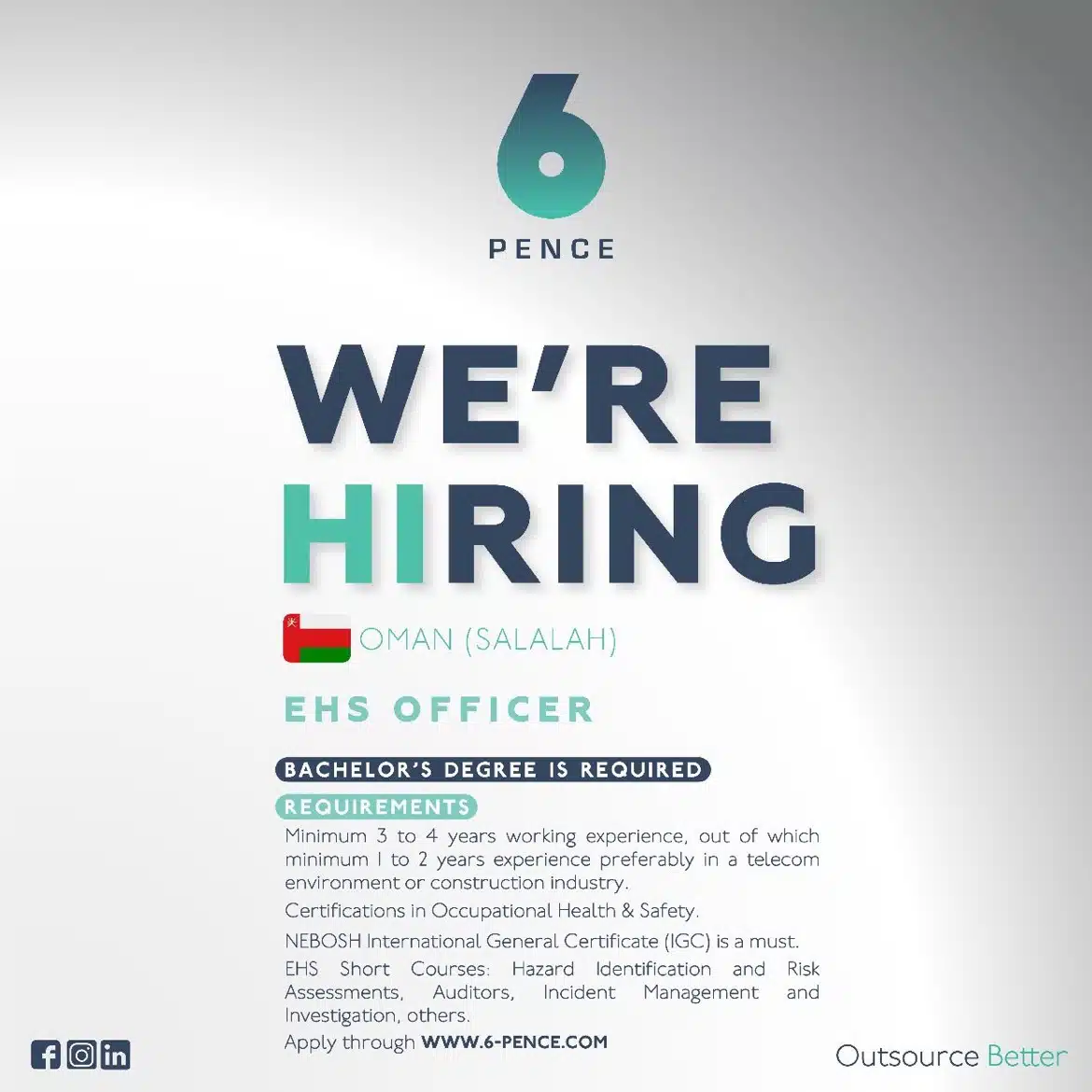 Jobs in Muscat - Jobs in Oman - وظائف شاغرة في سلطنة عمان - وظائف للأجانب في سلطنة عمان