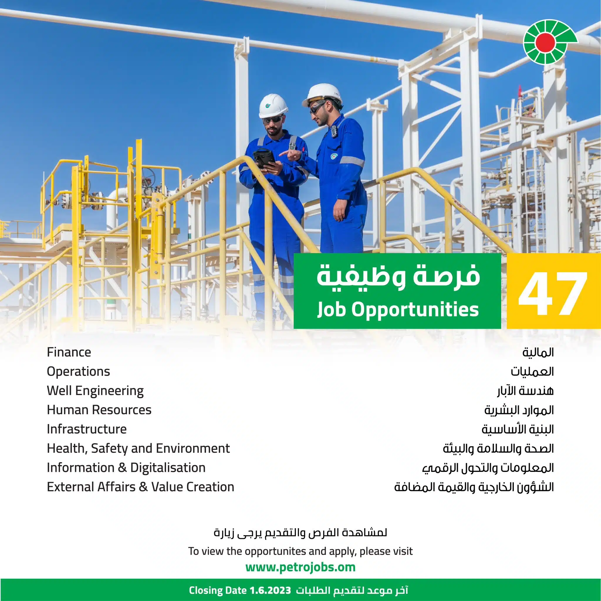 Jobs in Muscat - Jobs in Oman - وظائف شاغرة في سلطنة عمان - وظائف للأجانب في سلطنة عمان