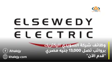 وظائف شركة السويدي اليكتريك برواتب تصل 13000 جنيه مصري قدم الآن