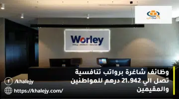 وظائف شاغرة برواتب تنافسية تصل الي 21.942 درهم للمواطنين والمقيمين