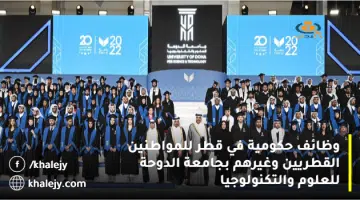 وظائف حكومية في قطر للمواطنين القطريين وغيرهم بجامعة الدوحة للعلوم والتكنولوجيا