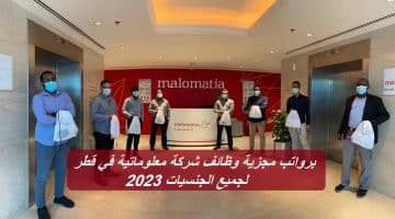 برواتب مجزية وظائف شركة معلوماتية في قطر لجميع الجنسيات 2023