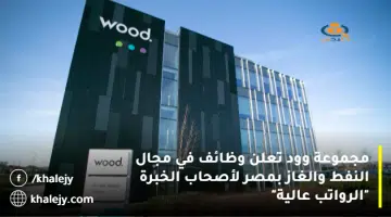مجموعة وود تعلن وظائف في مجال النفط والغاز بمصر لأصحاب الخبرة الرواتب عالية