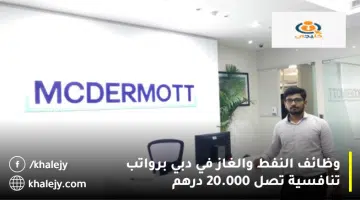 وظائف النفط والغاز في دبي برواتب تنافسية تصل 20.000 درهم
