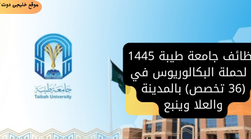 تفاصيل وظائف جامعة طيبة 1445 (للرجال والنساء)