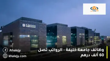 إعلان وظائف جامعة خليفة بالامارات| الرواتب تصل نحو 60 ألف درهم