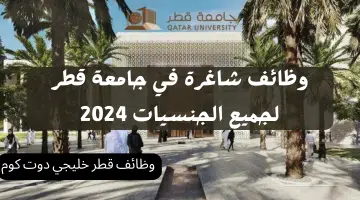 وظائف شاغرة في جامعة قطر لجميع الجنسيات 2024