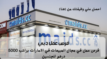فرص عمل دبي من شركة Maids.cc (لكلا الجنسين) براتب 5000 درهم