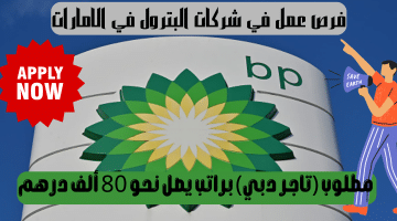 فرص عمل في شركات البترول في الامارات تعلنها شركة بي بي(bp)
