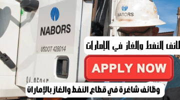 وظائف النفط والغاز في الإمارات تعلنها شركة صناعات نابورس للمواطنين والوافدين