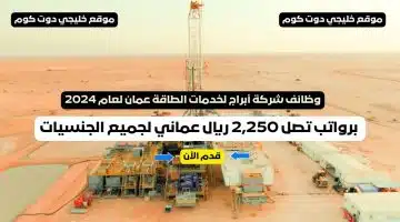 وظائف شركة أبراج لخدمات الطاقة عمان لعام 2024 برواتب تصل 2250 ريال عماني لجميع الجنسيات