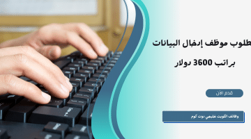 موظف إدخال البيانات