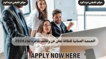 وظائف في سلطنه عمان لدي الجمعية العمانية للطاقة لعام 2024 برواتب ومزايا عاليا لجميع الجنسيات