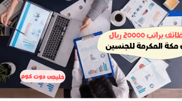 براتب 20000 ريال فى مكة المكرمة للجنسين