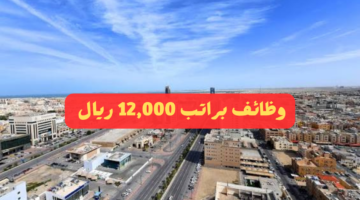 وظائف براتب 12000