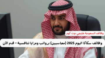 وظائف سكاكا اليوم 2025 محاسبين