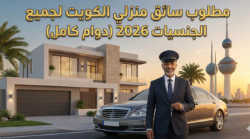 مطلوب سائق منزلي الكويت