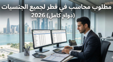 مطلوب محاسب في قطر