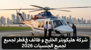 شركة هليكوبتر الخليج وظائف