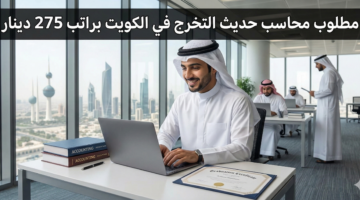 مطلوب محاسب حديث التخرج