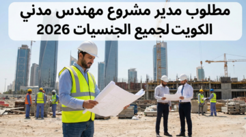 مطلوب مدير مشروع مهندس مدني الكويت