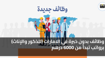 وظائف بدون خبرة في الامارات