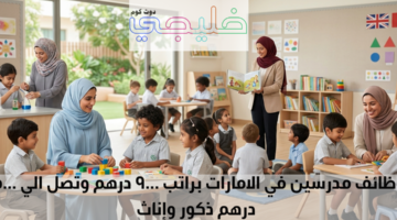 وظائف مدرسين في الامارات براتب 9000 درهم