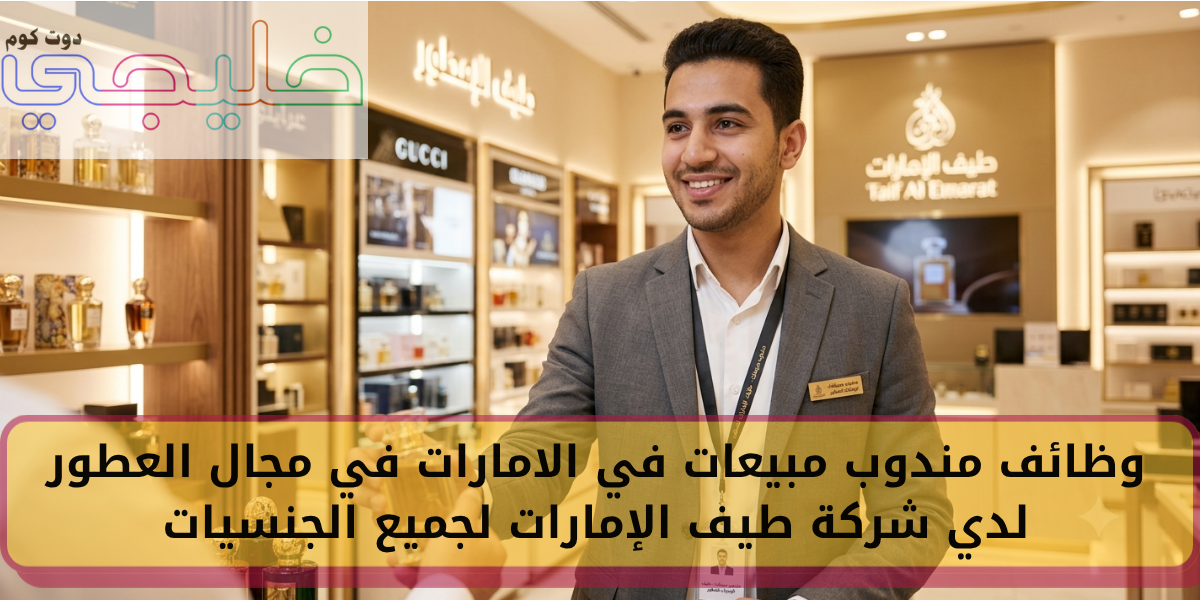 وظائف مندوب مبيعات في الامارات في مجال العطور لدي شركة طيف الإمارات لجميع الجنسيات 1 وظائف مندوب مبيعات في الامارات