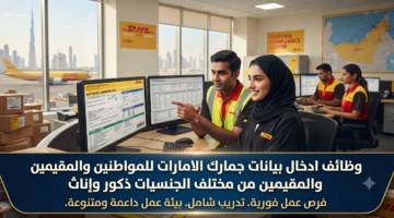 وظائف ادخال بيانات جمارك الامارات