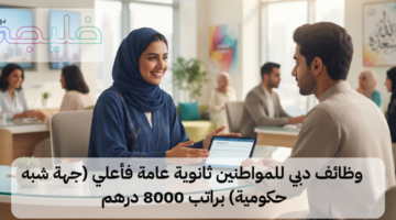 وظائف دبي للمواطنين ثانوية عامة