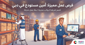 وظائف امين مستودع في دبي (ذكور وإناث) برواتب ومزايا تنافسية لجميع الجنسيات 1 وظائف امين مستودع