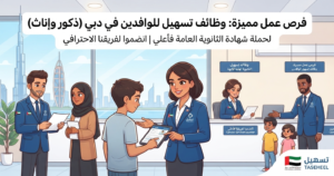 وظائف تسهيل للوافدين دبي