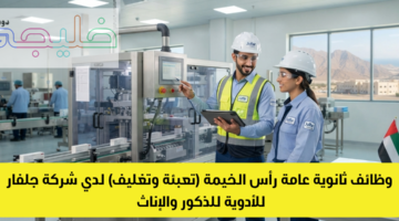 وظائف ثانوية عامة رأس الخيمة