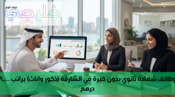 وظائف شهادة ثانوي بدون خبرة