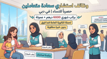 وظائف لحملة الثانوية بدون خبرة نساء في دبي