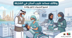 وظائف مساعد طبيب اسنان في الشارقة ( ذكور وإناث) لجميع الجنسيات 1 وظائف مساعد طبيب اسنان