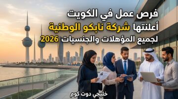 فرص عمل في الكويت أعلنتها شركة نابكو الوطنية