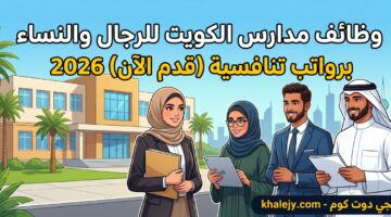 وظائف مدارس الكويت للرجال والنساء