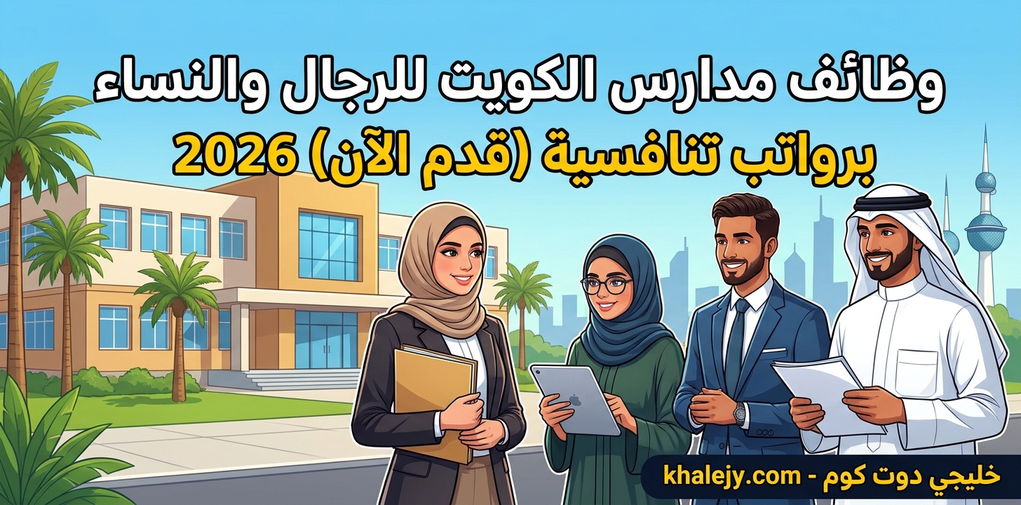 وظائف مدارس الكويت للرجال والنساء