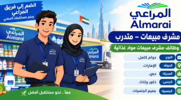وظائف مشرف مبيعات مواد غذائية
