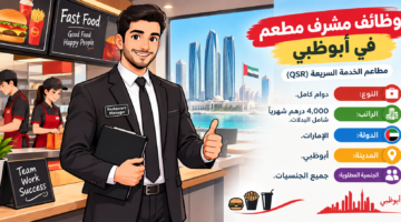 وظائف مشرف مطعم