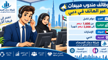 وظائف مندوب مبيعات عبر الهاتف